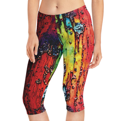 Women's Capri Leggings (AOP)