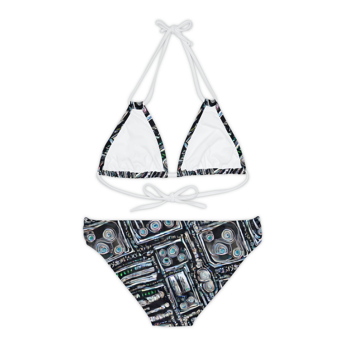 Strappy Bikini Set (AOP)