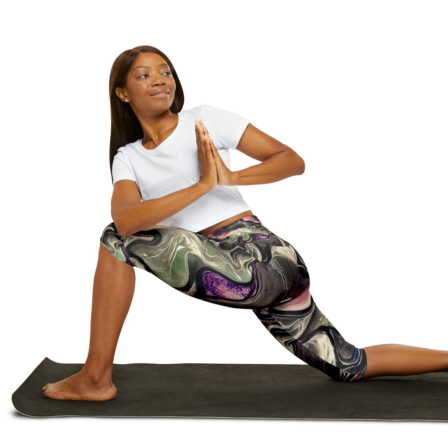 Yoga Capri Leggings (AOP)