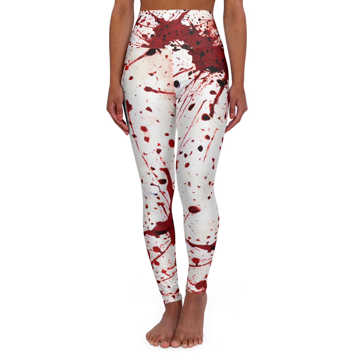 High Waisted Yoga Leggings (AOP)