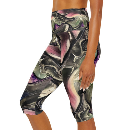 Yoga Capri Leggings (AOP)