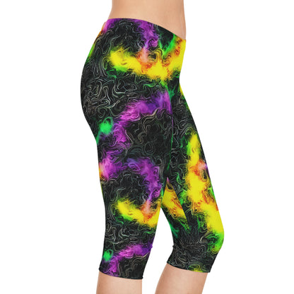 Women's Capri Leggings (AOP)