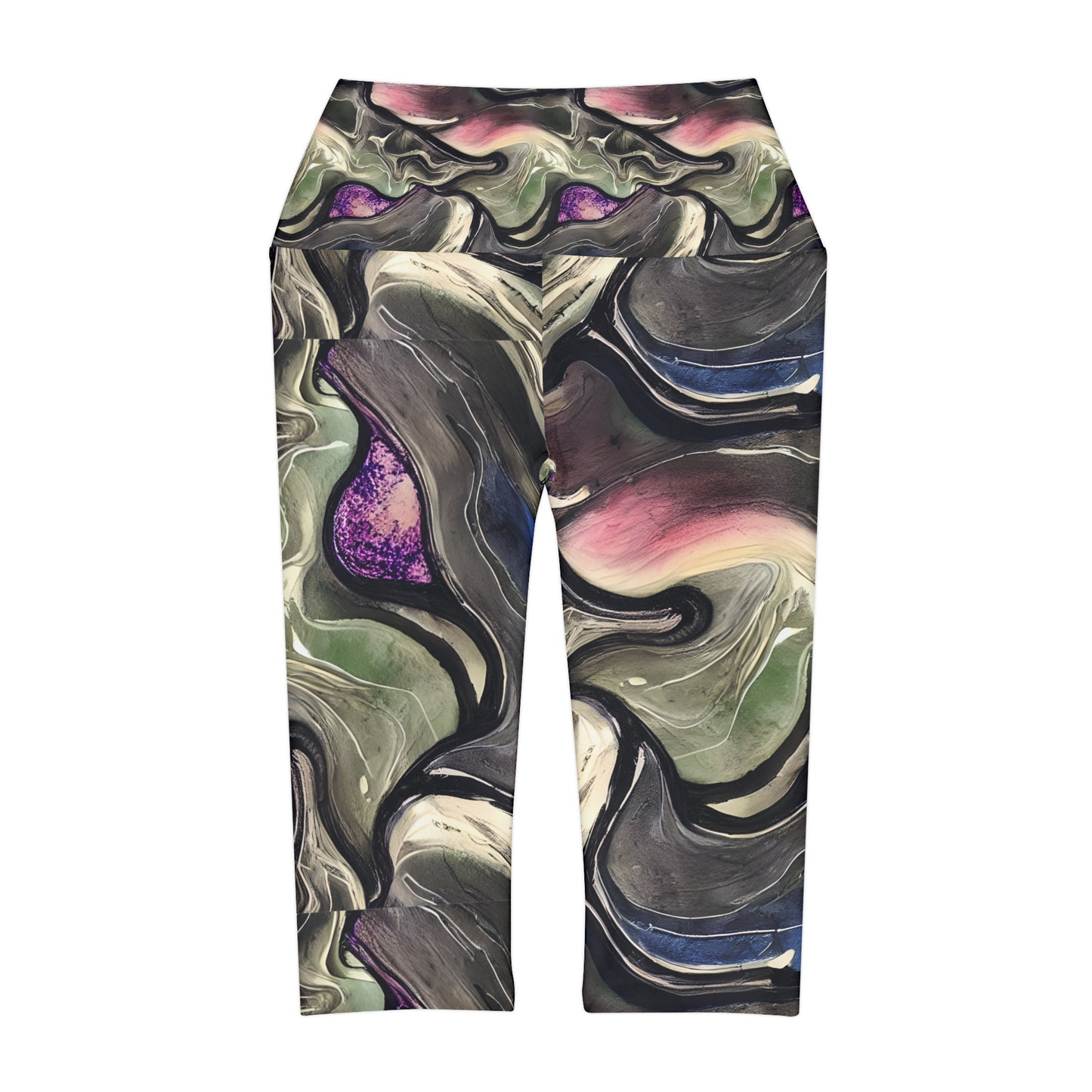 Yoga Capri Leggings (AOP)