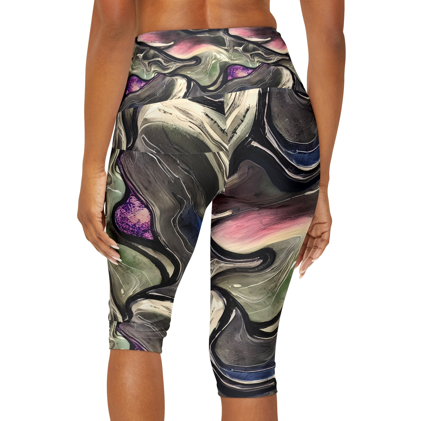 Yoga Capri Leggings (AOP)