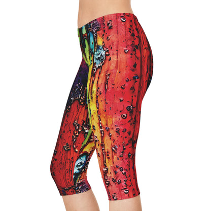 Women's Capri Leggings (AOP)