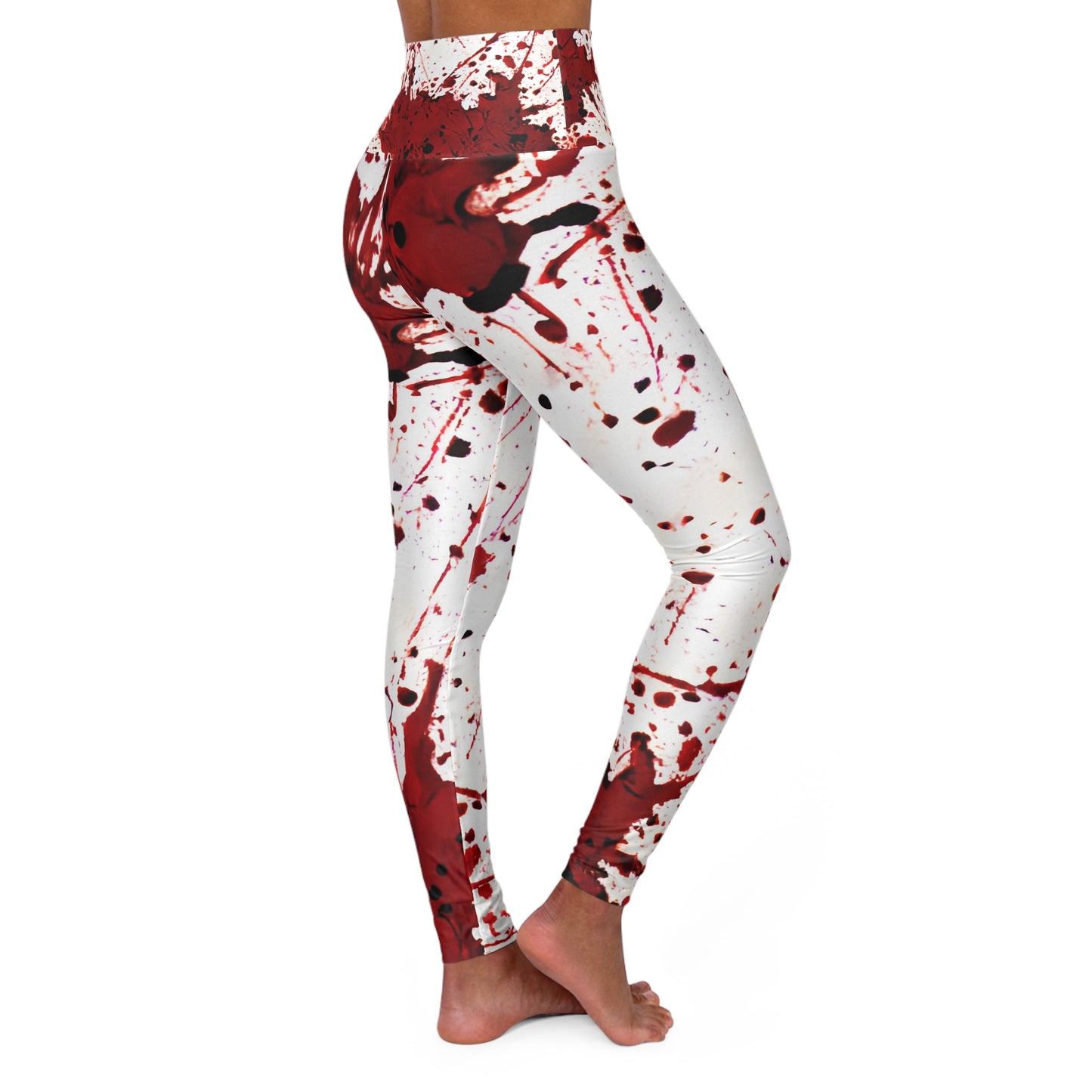 High Waisted Yoga Leggings (AOP)